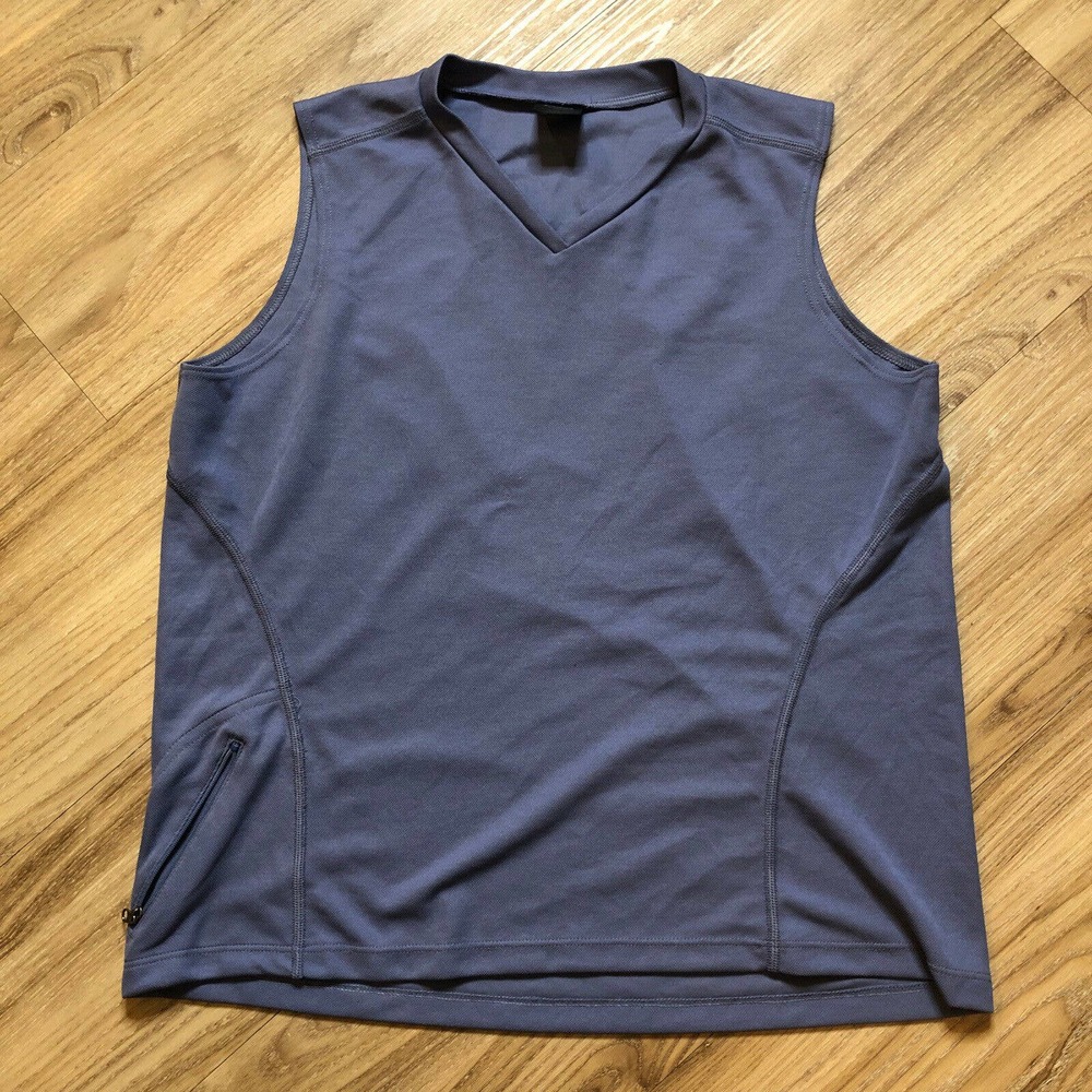 REI Womens Purple Sleeveless V Neck Pullover Tank Top Size Large